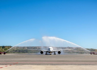A350 XWB da TAM chega à Espanha