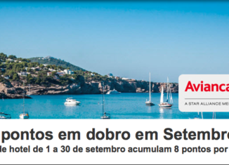 Programa Amigo, da Avianca Brasil, oferece o dobro de pontos em promoção com Hoteis.com