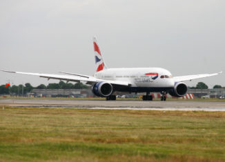 British Airways opera rota para o Brasil com Dreamliner 787-8