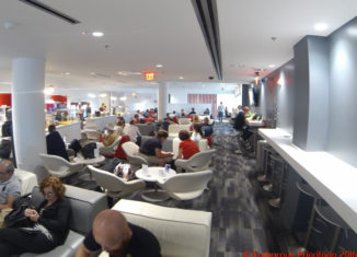 Sala Vip da Avianca no aeroporto de Miami