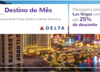 Smiles oferece passagens Delta para Las Vegas com até 25% de desconto