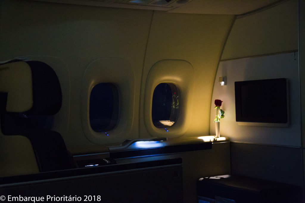 Primeira classe da Lufthansa de São Paulo Para Frankfurt