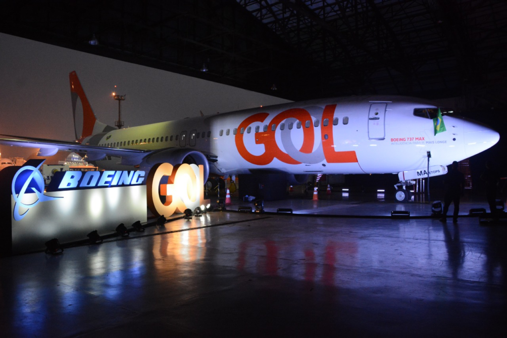 GOL apresenta Boeing 737 MAX 8 durante evento em São Paulo
