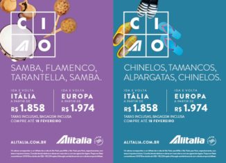 Alitalia lança campanha com promoção de passagens