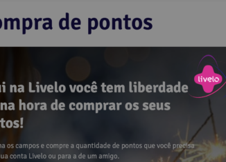 Assinantes do Clube Livelo compram pontos com 40% de desconto