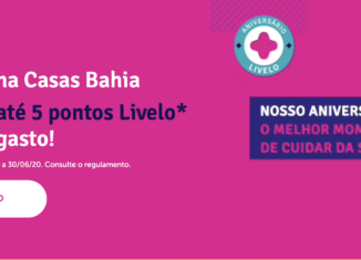 Livelo oferece 5 pontos por real nas Casas Bahia