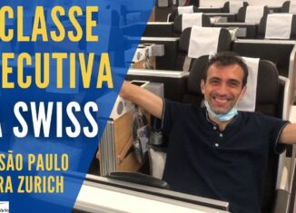 Classe executiva da Swiss de São Paulo para Zurich