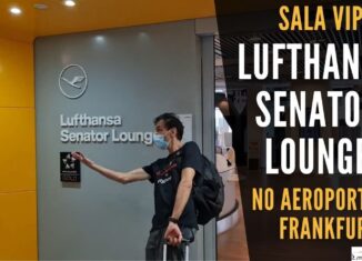 Sala Vip Lufthansa Senator Lounge no aeroporto de Frankfurt